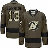 Glued New Jersey Devils #13 Mike Cammalleri Green Salute to Service NHL Jersey,baseball caps,new era cap wholesale,wholesale hats